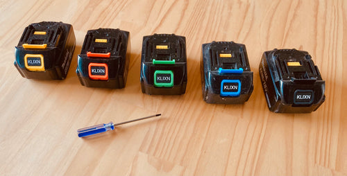 KLIXN Custom Battery Button – For 18V Makita Batteries